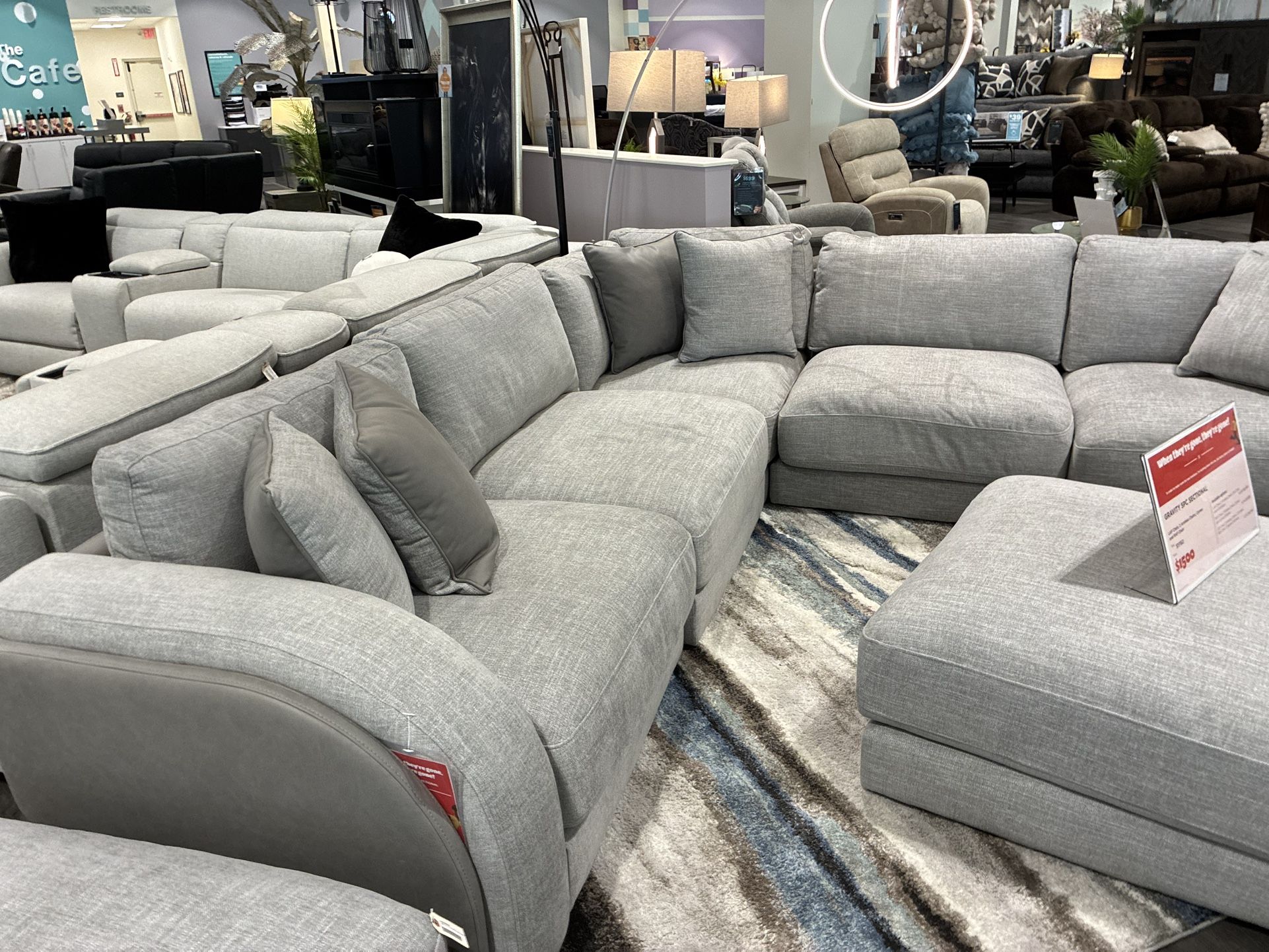 Large Sectional Sofa, Six Month Old Great Condition Paid $2,000