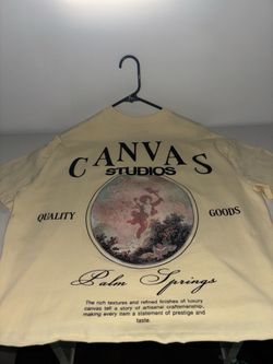 Canvas Studios Palm Springs cropped tee small