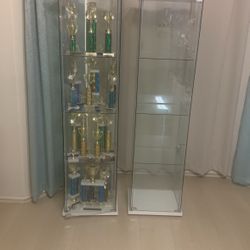 4-Shelf Case Glass Display Cabinets