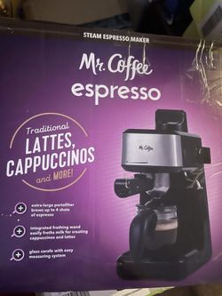 Mr Coffee Steam Espresso Machine 