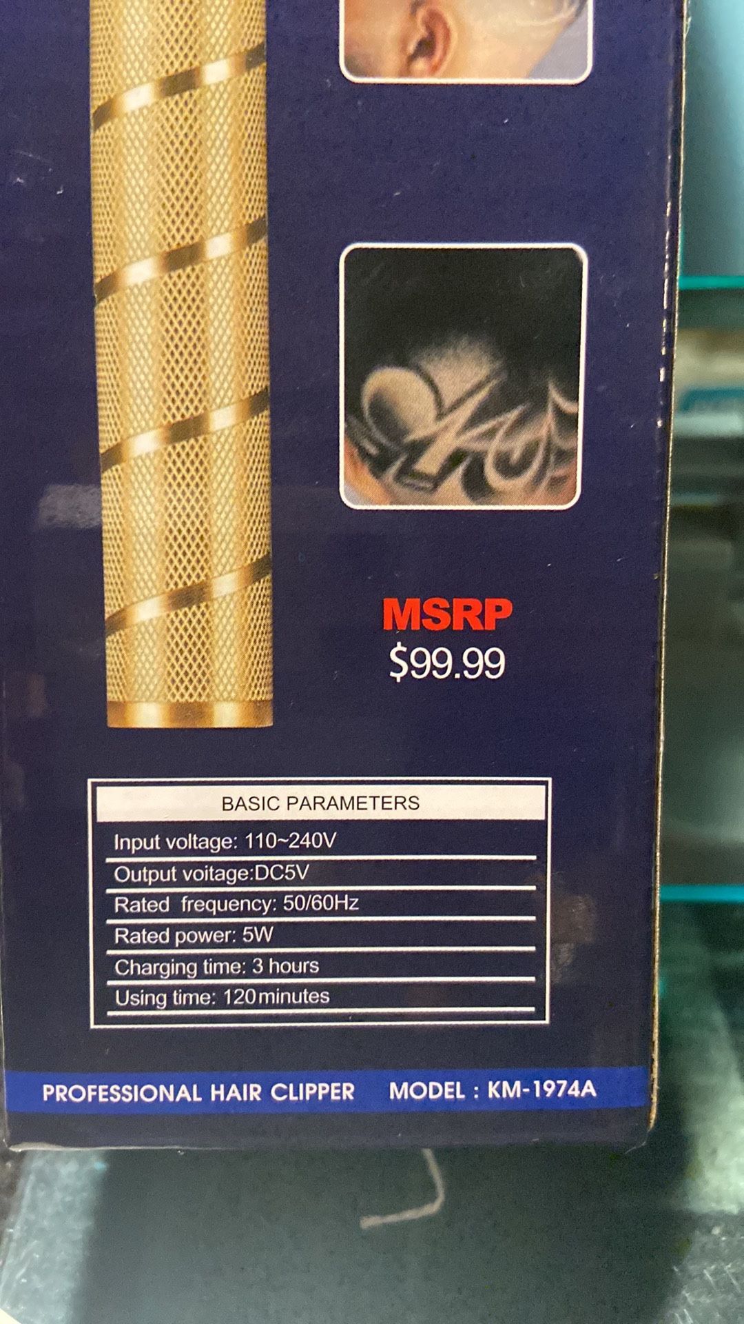 Brand new SMS professional hair, clippers adjustable blades