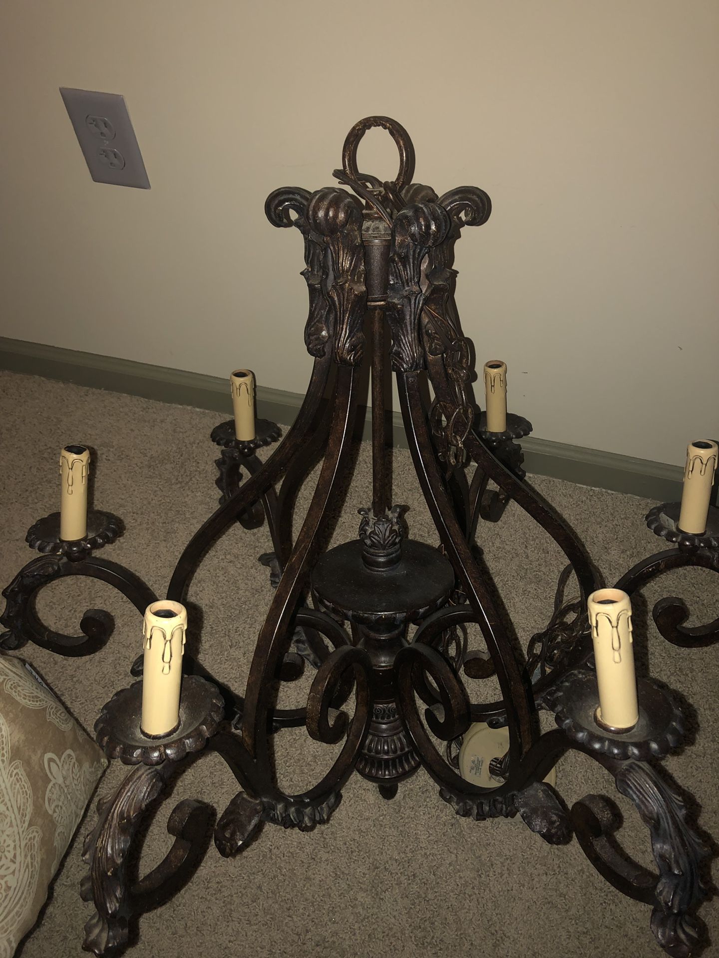 Chandelier Rod Iron