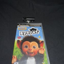 Sony PSP Go!Cam Camera (PSP-450) bundled with a factory sealed copy of EyePet for PSP.