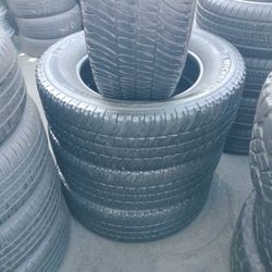 Set Of Four Used Tires Lt275/65-20 Michelin