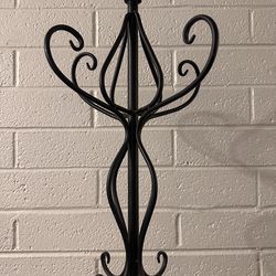 Black Metal Coat Rack