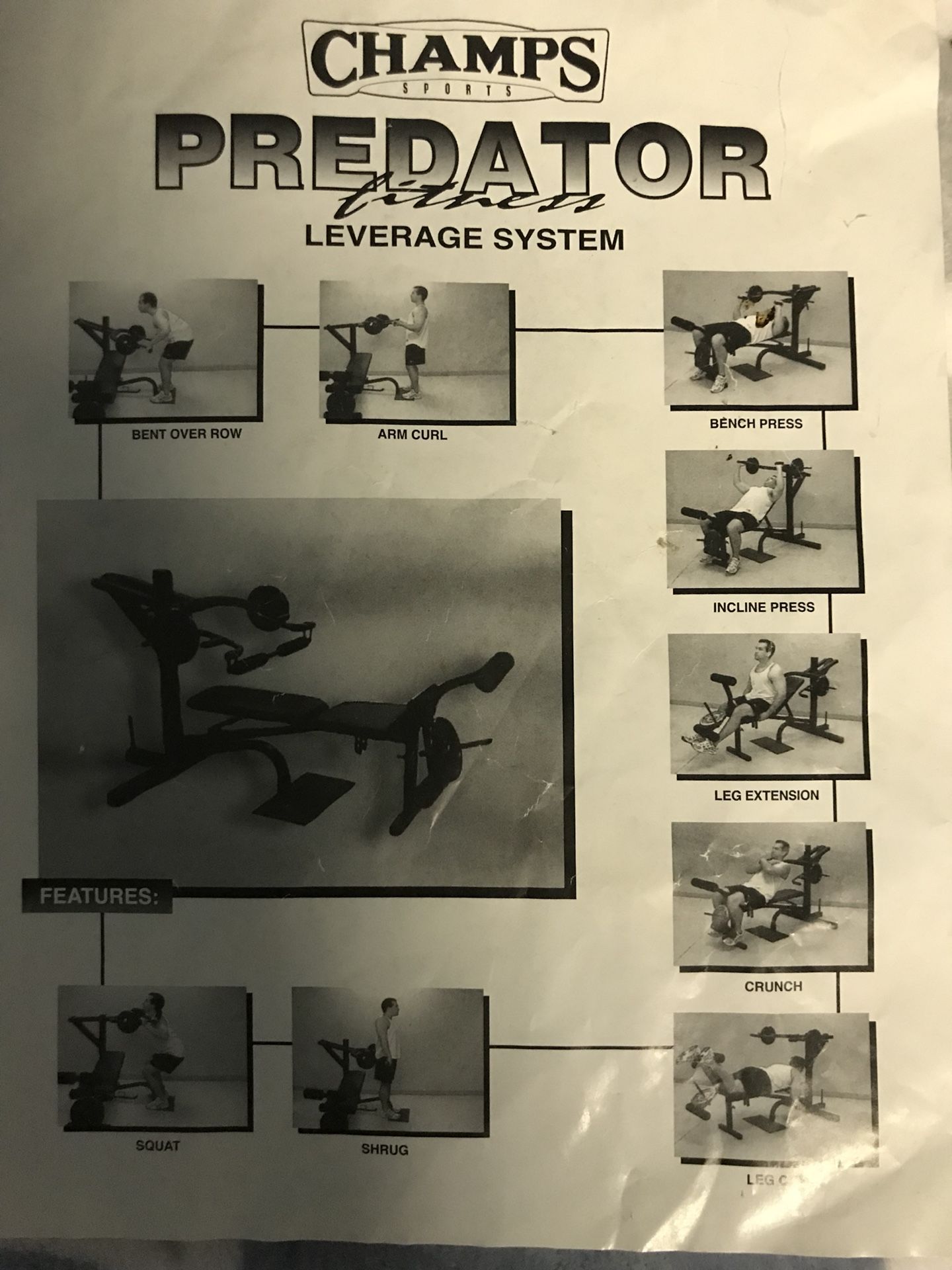 Versatile Fitness Bench Champ Sports Predator for Sale in Acton MA OfferUp