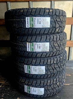 🚘🚨vendo set de llantas 275 60 20 Kuhmo tires allterain