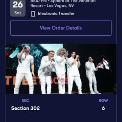 Backstreet Boys Sphere Las Vegas