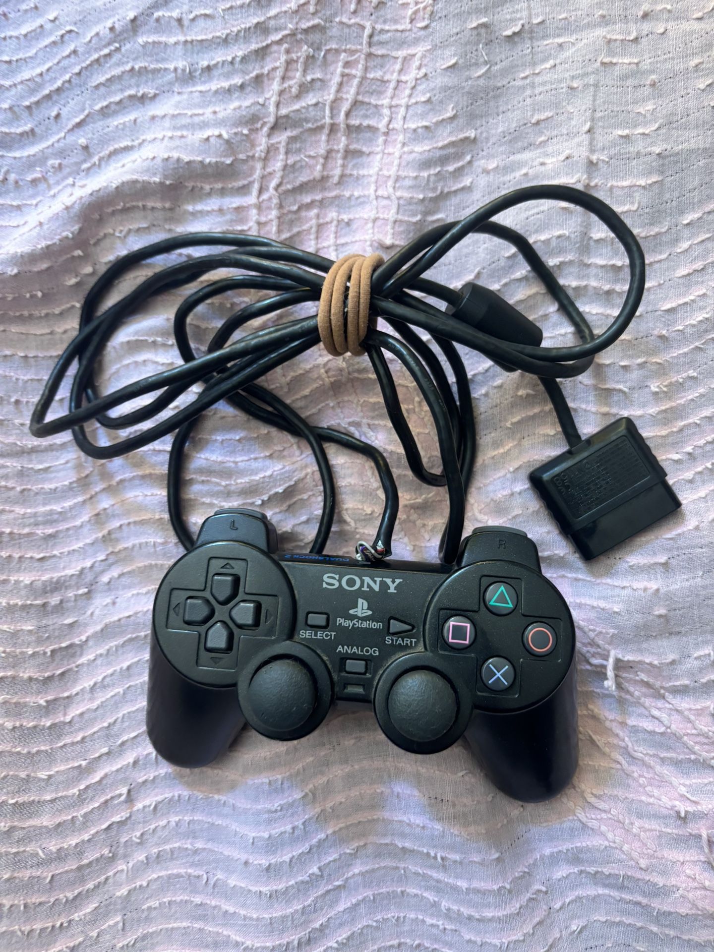 2 PS2 Controller Authentic Tested Working