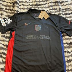 Travis Scott x FC Barcelona 2024/25 Match Away Cactus Jack Jersey 
