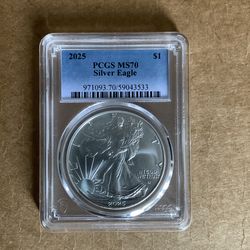 2025 PCGS MS70 Silver Eagle