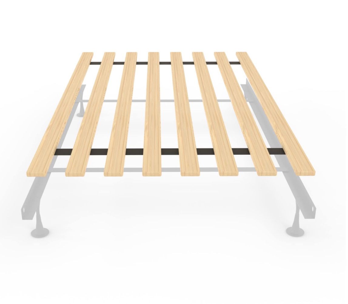 King Size Greaton, 0.68-Inch Vertical Wooden Bunkie Board/Bed Slats
