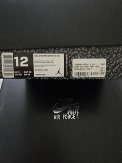 Air jordan 3 retro Black Cement.