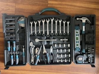 Anvil 120-Piece Home Tool Kit with Case – Complete Tool Set