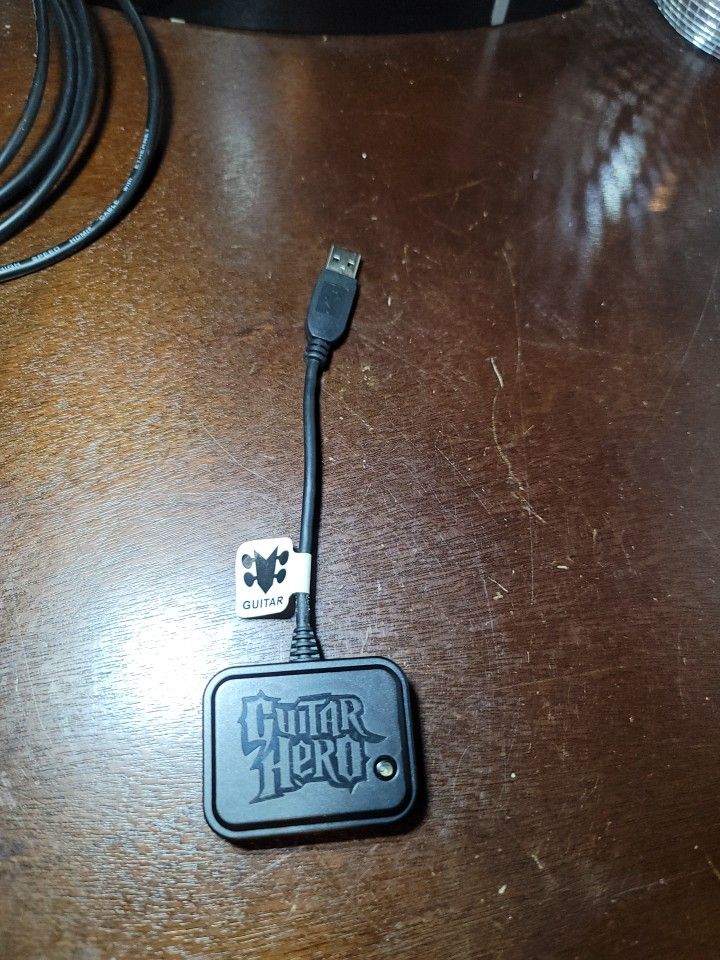 (P) PS3 Guitar Hero World Tour Wireless Dongle Receiver Red Octane 95451.806