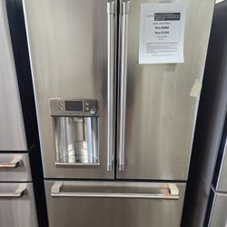 22.2 cu. ft. Smart French Door Refrigerator with Hot Water Dispenser in Stainless Steel, Counter Depth and ENERGY STAR