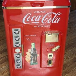 Vintage Coca-Cola Nostalgia Cooler 1992 Paul Flum 22x12x35