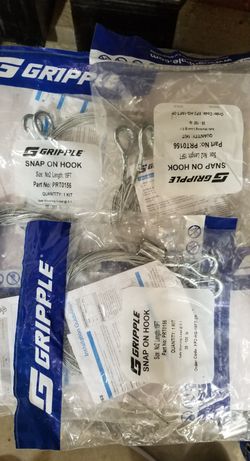 Gripple snap on hooks