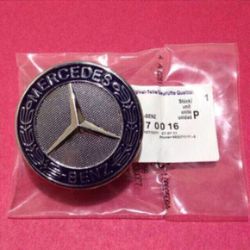 Mercedes Benz Flat Hood Emblem OEM Star Delete AMG