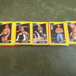 Lot Of (contact info removed) Impel WCW Wrestling Cards
