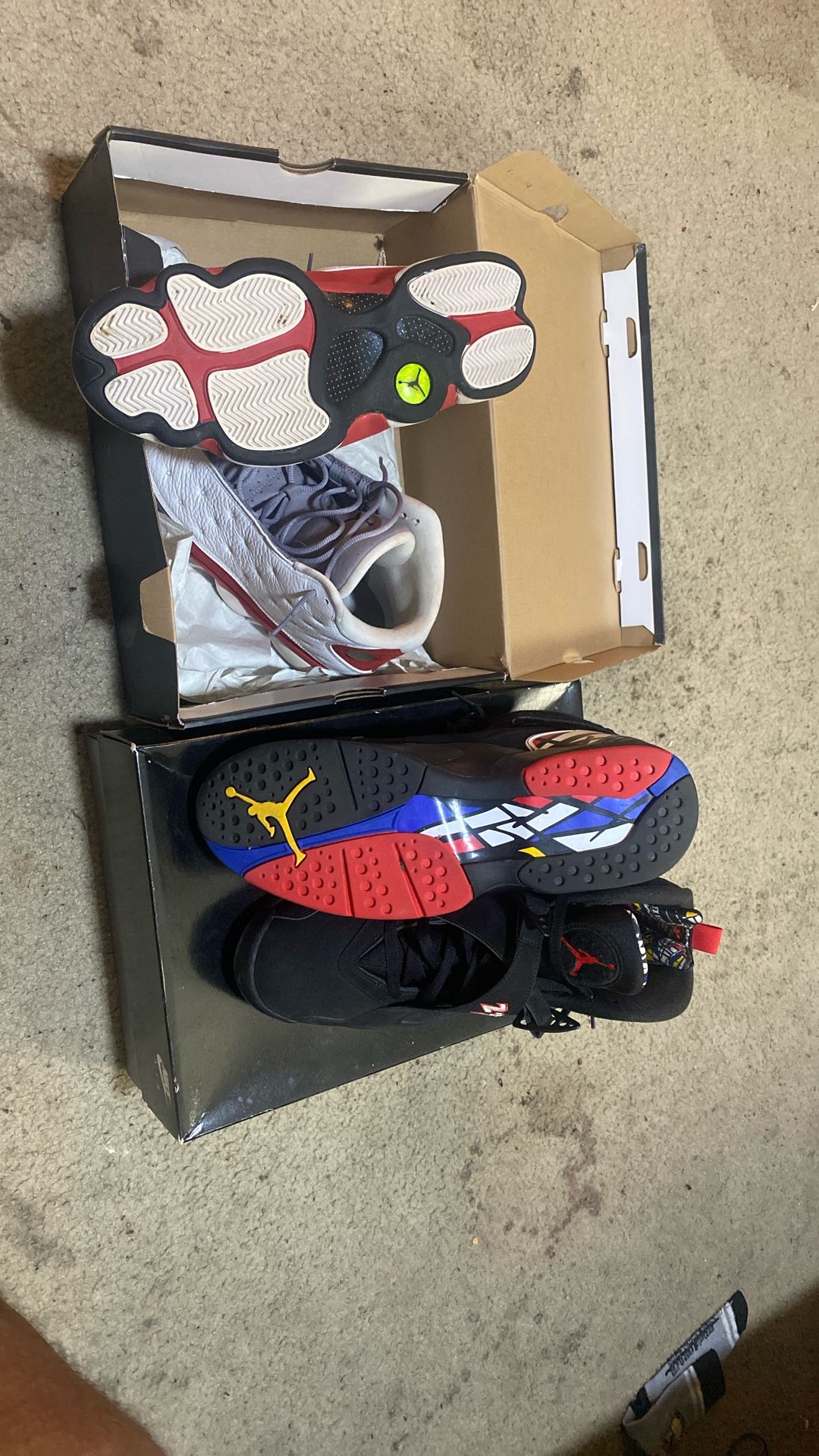 Size 13 Jordan 13 Retro & Jordan 8 Retro Playoffs 