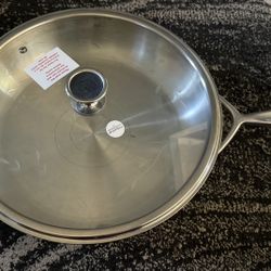 Princess House 12” Stainless Steel Skillet 