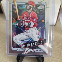 Red Elly  De  La  Cruz  Rookie  Card 