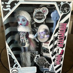 Monster High Booriginal Creeproduction Doll, Abbey Bominable Collectible Reproduction