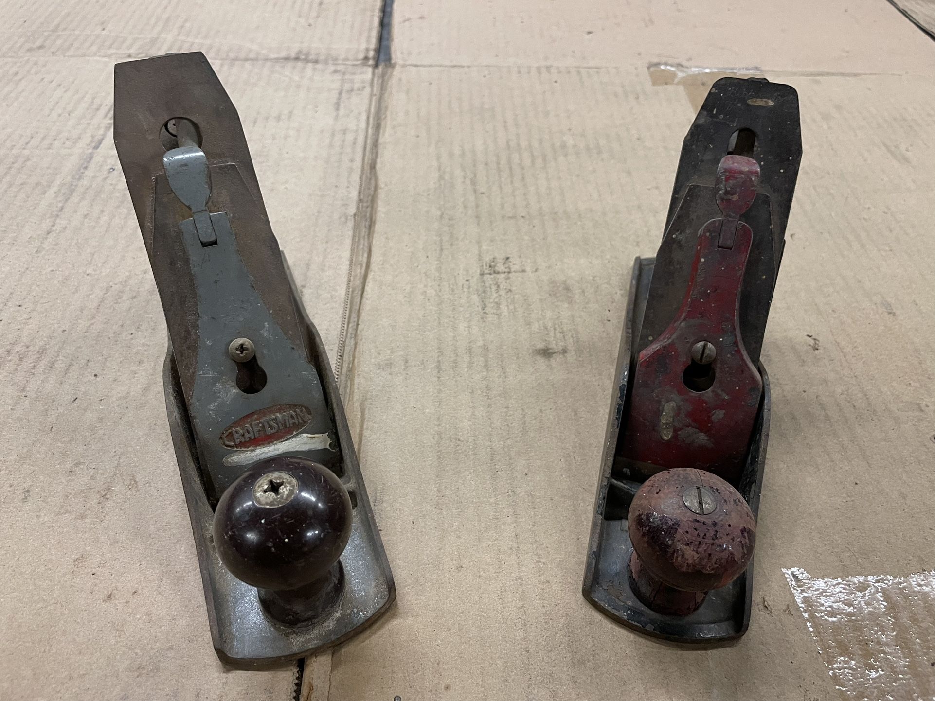 Vintage Wood Planers X2