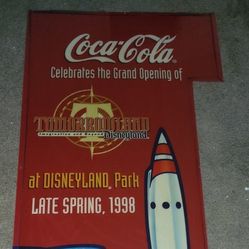 Disneyland Themed Coca-Cola Vending Machine Cover