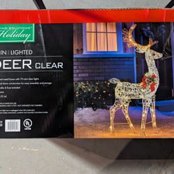 52 Inch Lighted Deer (New In Box)