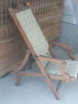 Antique wood chair