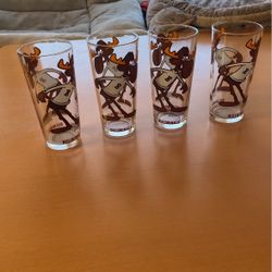 4 Bullwinkle Glasses