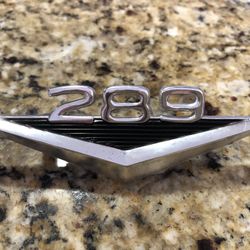 FORD MUSTANG OEM ORIGINAL 289 HIGH PERFORMANCE EMBLEM  (65-67)