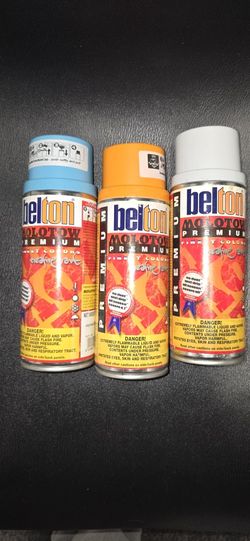 3 EARLY GERMAN OG BELTON MOLOTOW SPRAYPAINT SPRAY CANS GRAFFITI