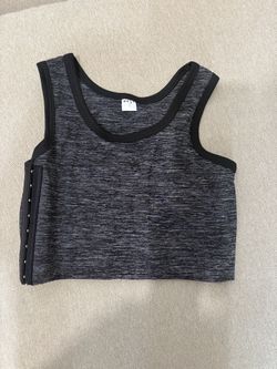 Cotton Chest Binder  Short Tank Top with Stronger Elastic Band