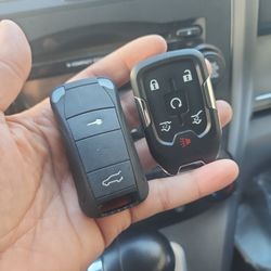Porsche, Chevy Car Keys Fobs