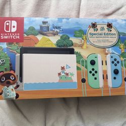 For Sale: Nintendo Switch – Animal Crossing Special Edition (Like New, Complete in Box)