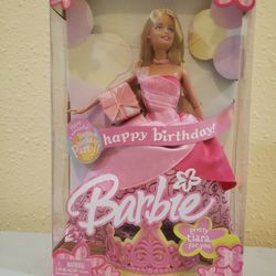 Happy Birthday Barbie with Tiara
