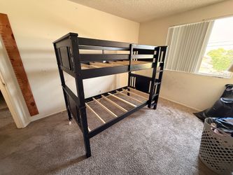 Twin Wooden Bunk Beds