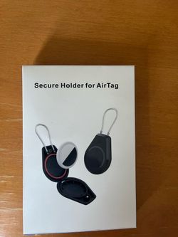 Secure holder for AirTag.