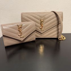 YSL Bag and Wallet Set 