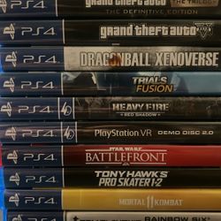 PS4 Games Message Me For Pricing