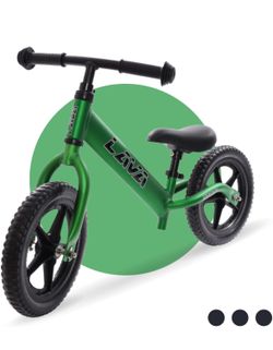LAVA SPORT Training Bike - Lightweight Aluminium Toddler for 2yrs+  Green