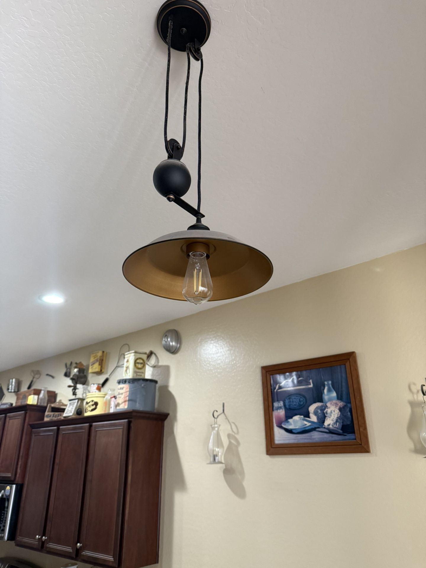 Overhead Light / Adjustable Pulley Lighting