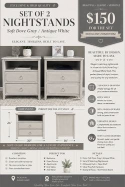 Double side table soft close