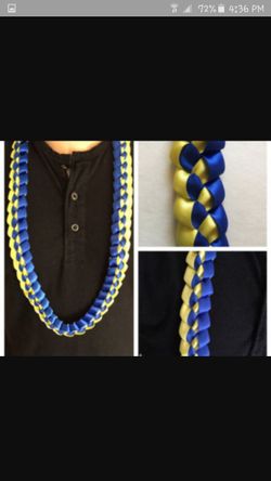 Ribbon leis for Graduation