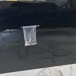 Frameless Tempered Black Glass Board For Wall.  New Without Box