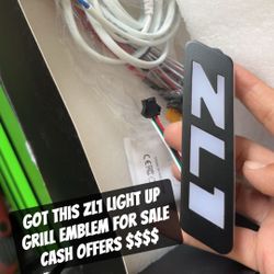 ZL1 Led Light Up Grille Badge 