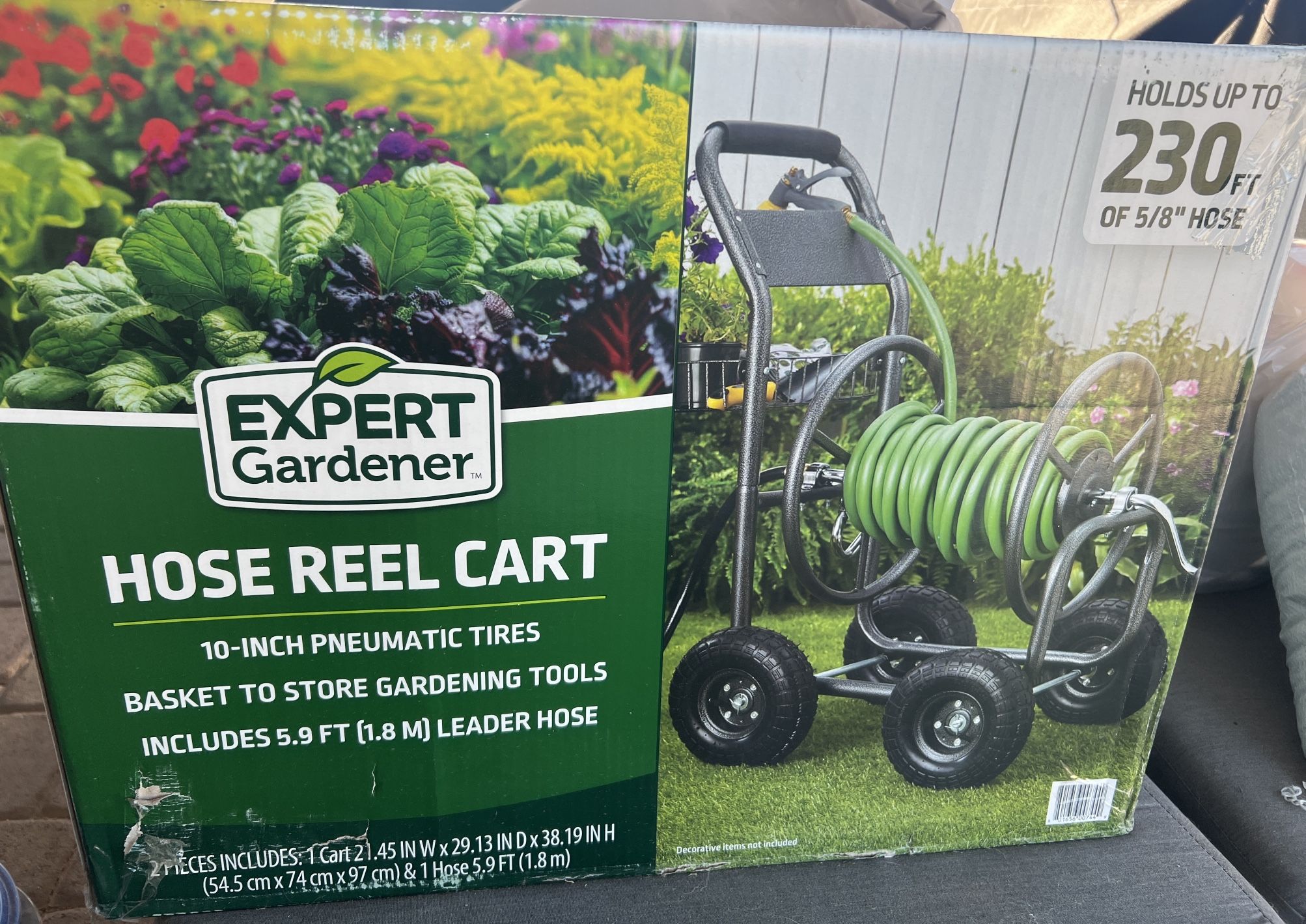 BRAND NEW heavy duty Hose Reel Cart Holds 230ft Hose